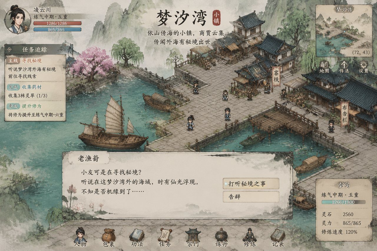 谪仙索欢录 角色路线 玩法截图 7